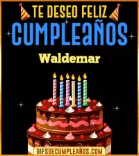 GIF Te deseo Feliz Cumpleaños Waldemar